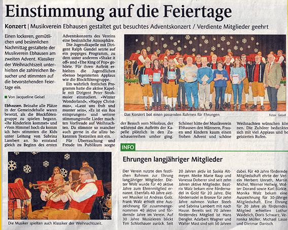 Artikel Weihnachtskonzert 2019 small